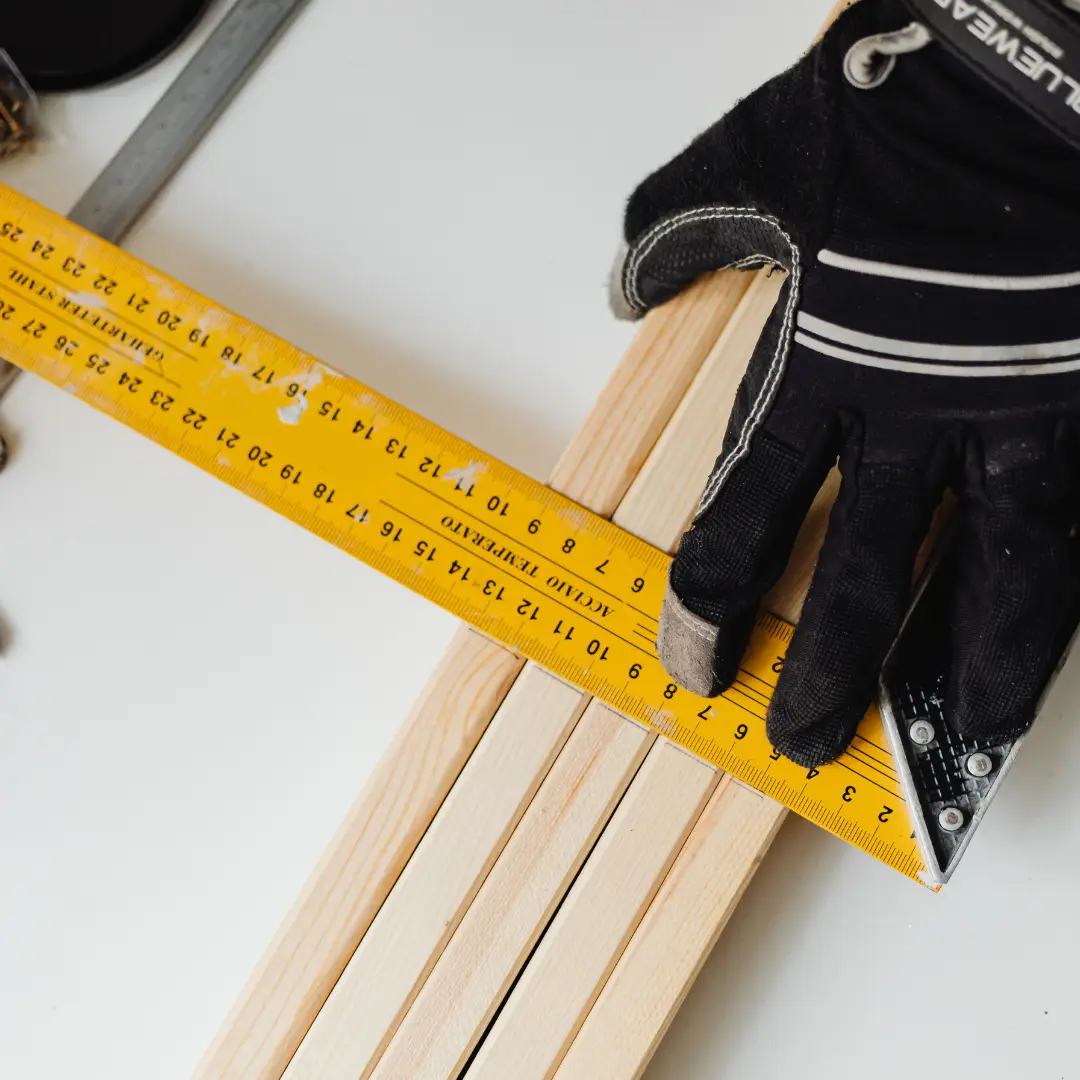 Professional measuring windows for custom curtains Abu Dhabi