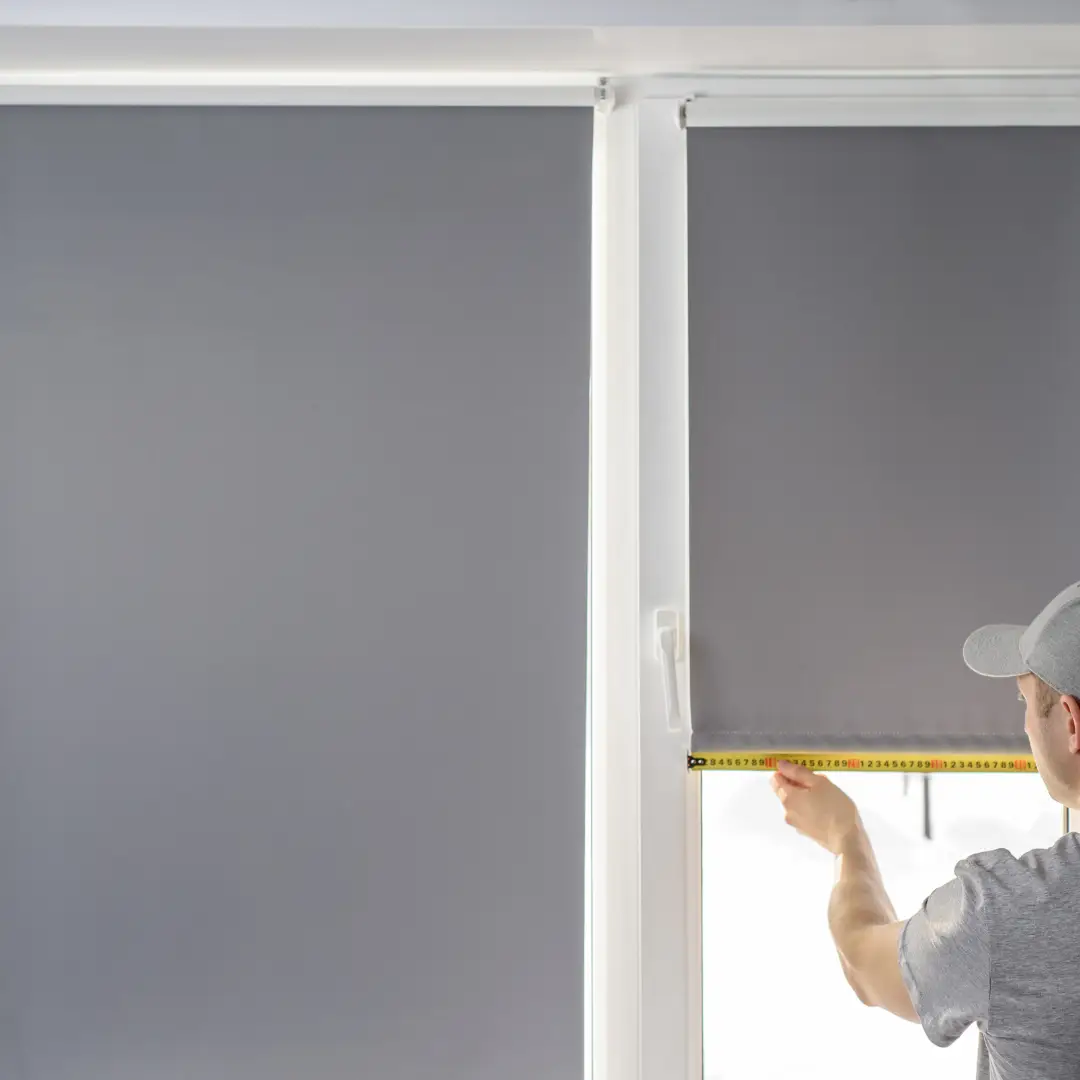 Roller blind installation Abu Dhabi kitchen window